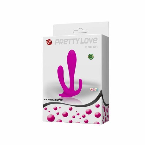 Pretty Love Edgar - silikonowy model z potrojnym systemem stymulacji 11cm