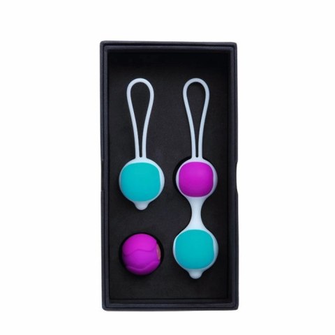 Pretty Love Orgasmic Ball Deluxe - zestaw kulek treningowych 30/40g silikon