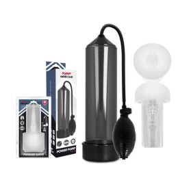 Pump Addicted RX3 Czarny - System Vacuum z Rękawem Komfortowym 23 cm