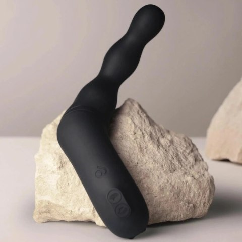 Rocks-Off Adapt - Czarny stymulator anatomiczny z podwojnym silnikiem