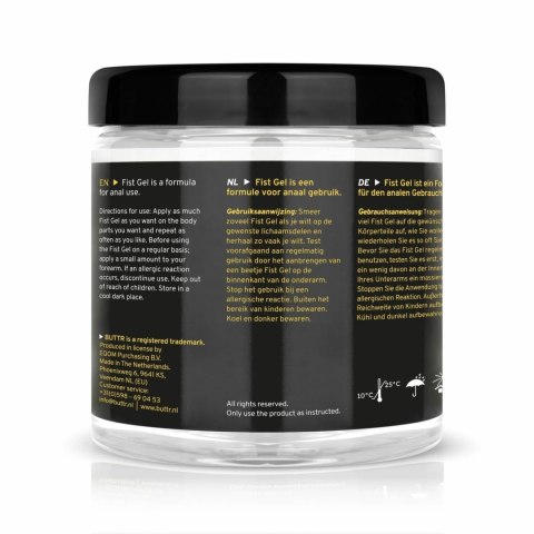 BUTTR Transparent Żel do Fistingu na bazie wody 500 ml - formuła nieklejąca BUTTR Transparent Żel do Fistingu na bazie wody 500 ml - formuła nieklejąca