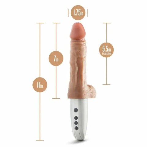 Blush Novelties Dr. Hammer model z funkcją ruchu i podgrzewania, beżowy 17,7 cm Blush Novelties Dr. Hammer model z funkcją ruchu i podgrzewania, beżowy 17,7 cm