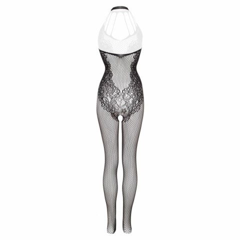 Passion Amara Bodystocking Czarna Kwiatowa Siateczka Bez Krokusa XS-XL Passion Amara Bodystocking Czarna Kwiatowa Siateczka Bez Krokusa XS-XL
