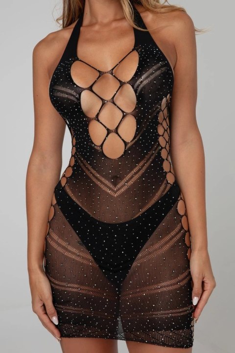 Passion Dress Glitter Amethille Black - elastyczna sukienka z brokatem Passion Dress Glitter Amethille Black - elastyczna sukienka z brokatem