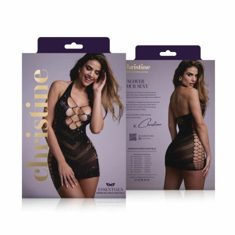 Passion Dress Glitter Amethille Black - elastyczna sukienka z brokatem Passion Dress Glitter Amethille Black - elastyczna sukienka z brokatem