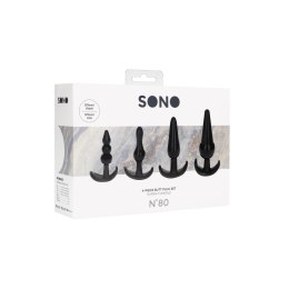 EasyToys Zestaw 4 korkow TPE No.80 wielorozmiarowy wodoodporny