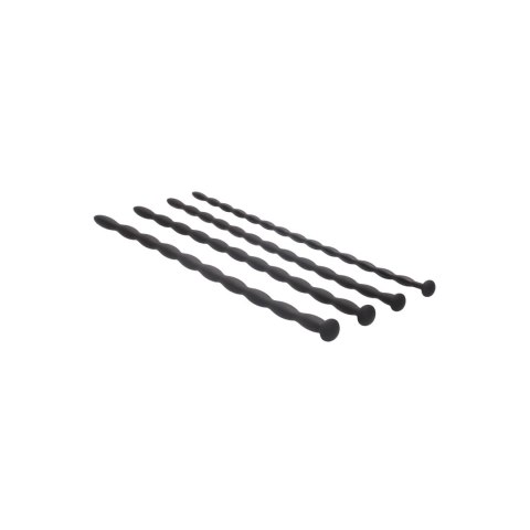 Ouch! Advanced Spiral Silicone Plug Set - 4 rozmiary, 29,6 cm Ouch! Advanced Spiral Silicone Plug Set - 4 rozmiary, 29,6 cm