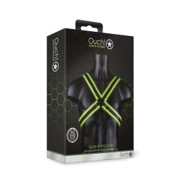 Ouch! Cross Armor Uprząż L/XL Świecąca w Ciemności Regulowana
