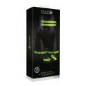 Ouch! Glow in the Dark L/XL - kajdanki na uda z paskiem, fluorescencyjne