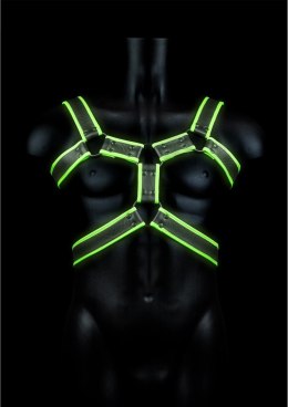 Ouch! Glow in the Dark kamizelka świecąca L/XL, regulowana uprząż