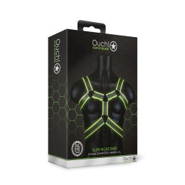 Ouch! Glow in the Dark kamizelka świecąca L/XL, regulowana uprząż