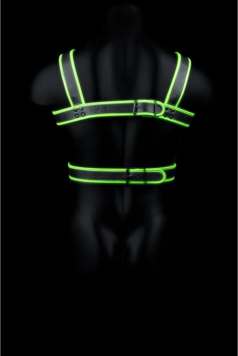 Ouch! Glow in the Dark kamizelka świecąca L/XL, regulowana uprząż Ouch! Glow in the Dark kamizelka świecąca L/XL, regulowana uprząż