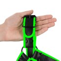 Ouch! Glow in the Dark szelki na klatkę piersiową S/M świecące zielone