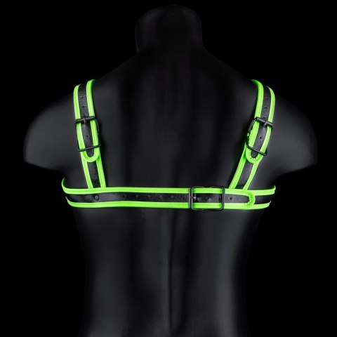 Ouch! Glow in the Dark uprząż z klamrą L/XL - fluorescencyjna regulacja Ouch! Glow in the Dark uprząż z klamrą L/XL - fluorescencyjna regulacja