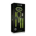 Ouch! Glow in the Dark zestaw do bondage świecący, 5 elementow