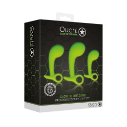 Ouch! Glow in the Dark zestaw do masażu punktu P świecący zielony