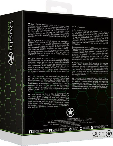 Ouch! Glow in the Dark zestaw do masażu punktu P świecący zielony Ouch! Glow in the Dark zestaw do masażu punktu P świecący zielony