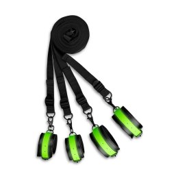 Ouch! Glow in the Dark - zestaw mocowań do łożka fluorescencyjny