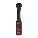 Ouch! Paddle SPANK - skorzane wiosło z napisem, elastyczne