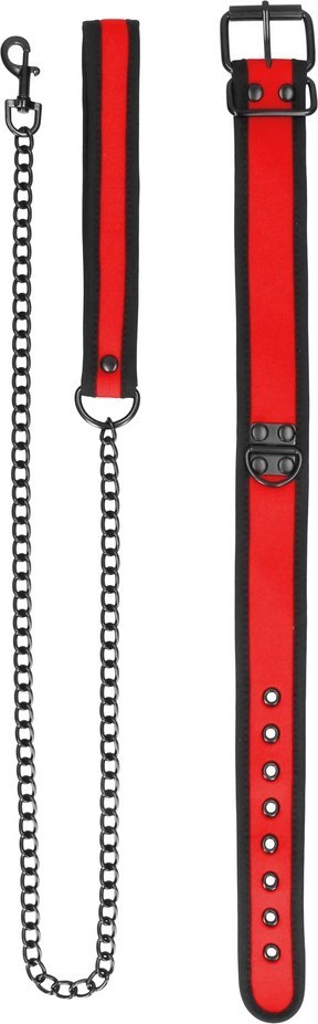 Ouch! Puppy Play Kit L/XL - skorzany zestaw akcesoriow neoprenowych Ouch! Puppy Play Kit L/XL - skorzany zestaw akcesoriow neoprenowych