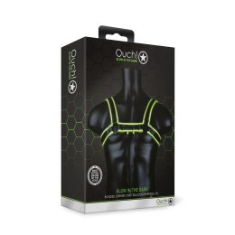 Ouch! Uprząż na klatkę piersiową L/XL - świecąca w ciemności, regulowana