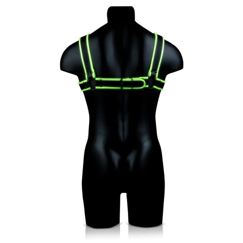 Ouch! Uprząż na klatkę piersiową L/XL - świecąca w ciemności, regulowana Ouch! Uprząż na klatkę piersiową L/XL - świecąca w ciemności, regulowana