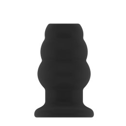 Ouch! Zatyczka anatomiczna z tunelem, średnia, model No.50, czarna