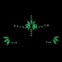 Ouch! by Shots - Biżuteria samoprzylepna na twarz Bling Sticker wzor 4