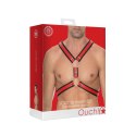 Ouch! by Shots Uprząż skorzana L/XL - regulowana, stal nierdzewna