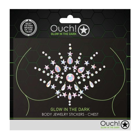 Ouch! by Shots - dekoracyjne naklejki Bling na ciało, świecące w ciemności Ouch! by Shots - dekoracyjne naklejki Bling na ciało, świecące w ciemności