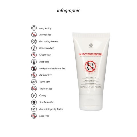 Pharmaquests Shots Insect Sting Gel 50 ml - naturalny krem łagodzący Pharmaquests Shots Insect Sting Gel 50 ml - naturalny krem łagodzący