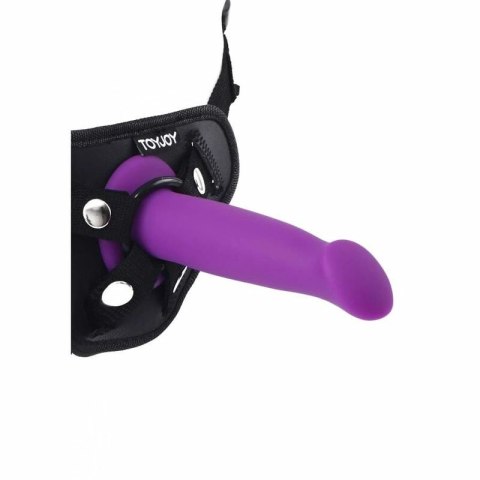 Get Real Goodhead model 12 cm fioletowy z przyssawką silikonowy