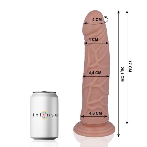 MR INTENSE Model 22 - anatomiczny model 20,1 cm z przyssawką, kolor naturalny