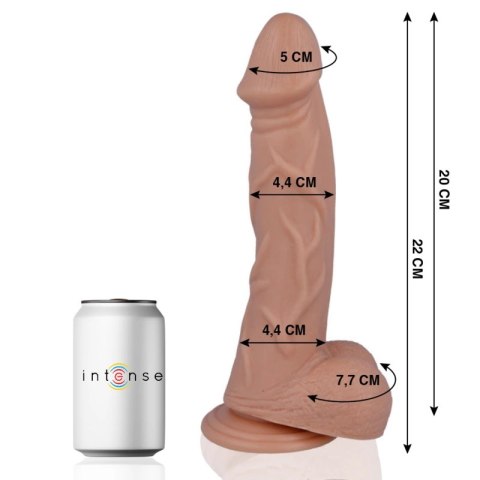 MR INTENSE Model 26 Realistyczny 22 cm Elastyczny z Przyssawką