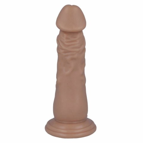 MR Intense Model 6 - Elastyczna maszyna intymna 16,6 cm, naturalny kolor