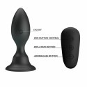 MR PLAY Model 12 Trybow Wibracji Czarny Pilot Silikonowy System