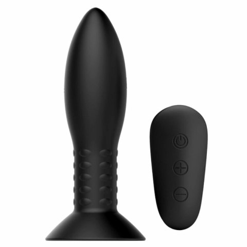 MR PLAY Model Obrotowy Czarny - Zdalnie Sterowany Korek Silikonowy 13 cm