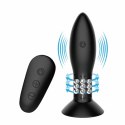 MR PLAY Model Obrotowy Czarny - Zdalnie Sterowany Korek Silikonowy 13 cm