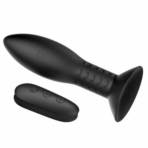 MR PLAY Model Obrotowy Czarny - Zdalnie Sterowany Korek Silikonowy 13 cm