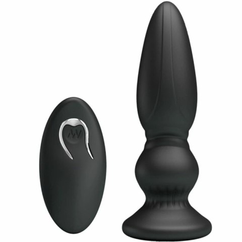 MR PLAY Wibrująca maszyna intymna sterowana pilotem czarna 12 trybow