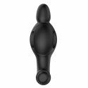MR PLAY silikonowy korek z wibracją, 10 trybow, czarny, 11,8 cm