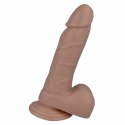 Mr Intense Model 14 - anatomiczny model z przyssawką 18,5 x 3,8 cm, naturalny