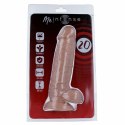 Mr Intense Model 20 - anatomiczny model z przyssawką 20x4,6 cm, naturalny