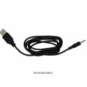 Mr. Play Wibrator Analny 12 Trybow USB Silikon Wodoodporny Czarny