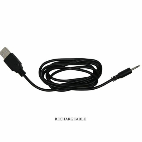 Mr. Play Wibrator Analny 12 Trybow USB Silikon Wodoodporny Czarny