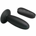 Mr. Play Wibrujący Korek Intymny 12 Trybow Czarny Pilot USB Silikon