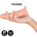 Mythology Asher S - Model z wibracją, kompatybilny z Watchme, skorzany odcień 18cm