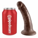 Pipedream King Cock model 6" brązowy 15,2 cm, mocna podstawa