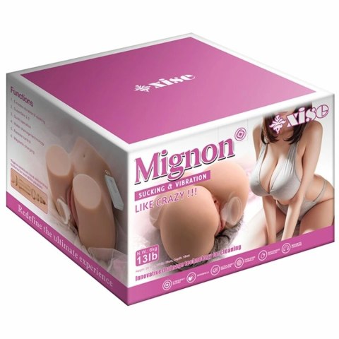 XISE Mignon Sucking - zaawansowana maszyna intymna z wibracjami i pilotem, 6 kg