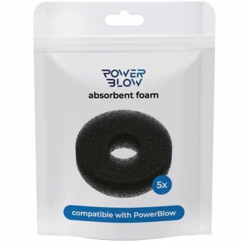 Kiiroo Power Blow - Zestaw 5 wymiennych pianek chłonnych PU